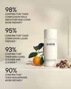 BABOR Enzyme & Vitamin C Powder Cleanser – Water-Activated Face Wash for Brightening & Exfoliation | Gentle Daily Polish for the Look of Refined Pores & Radiant-Looking Skin | Travel-Friendly