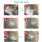 Waterproof Dialysis Catheter Shower Cover Large Coverage Shields for Peritoneal Dialysis Port Accessories PD Chest Catheter Central PICC Line Feeding Tube 10"x12"(Pack of 25)