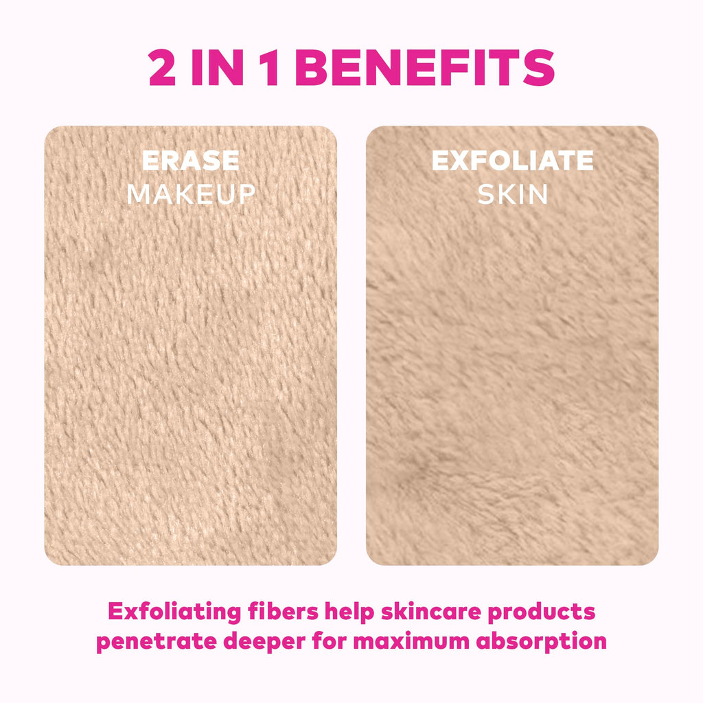The Original MakeUp Eraser 7-Day Set, Erase All Makeup with Just Water, Including Waterproof Mascara, Eyeliner, Foundation, Lipstick, Sunscreen, and More! Coastal Cowgirl, 7ct.