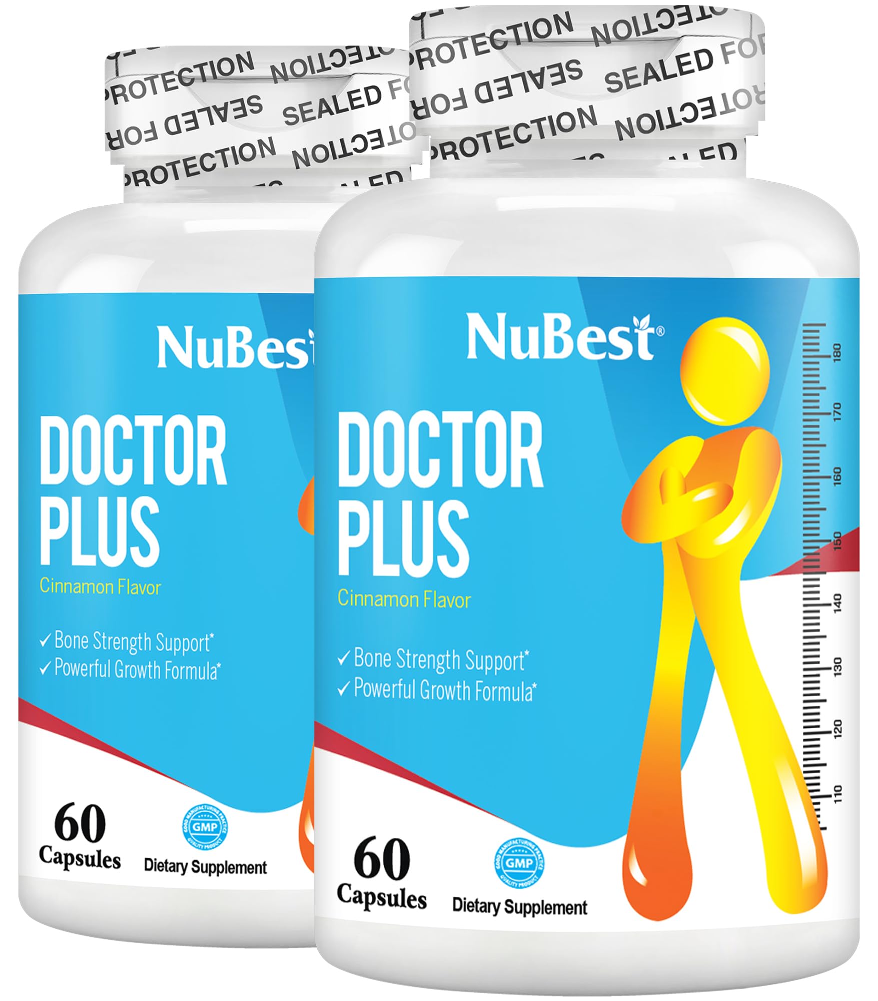 NuBest Doctor Plus with Calcium, Vitamin D3, Vitamin K2 (MK7), Magnesium Capsules for Bone Strength, Healthy Bones, Immunity, Calcium Max Absorption for Age 10+ | 120 Capsules | 2 Months Supply