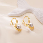 SREEOWER 14K Gold Earrings for Women Gold Hoop Earrings