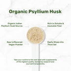 DEAL SUPPLEMENT Organic Psyllium Husk Powder, 3lbs (48oz) – Unflavored Plant Based Soluble Dietary Fiber – Gut & Digestion Health – Great for Baking & Cooking – Keto Friendly, Gluten Free, Non-GMO