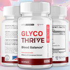 (2 Pack) Glyco Thrive Capsules, Official GlycoThrive Glycogen Support Pills with All Natural Ingredients, Advanced Formula Health Supplement with Max Strength Vitamins for Women & Men (120 Capsules)