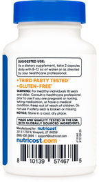 Nutricost Liposomal Glutathione Supplement 60 Capsules, 720 mg Per Serving - Vegan, GMO-Free, 30 Servings