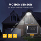 UME 2 Pack 19W LED Flood Light Motion Sensor Outdoor, 2 Adjustable Head, 2000LM, 5000K, IP65 Waterproof, Dusk to Dawn Security Light with Photocell for Exterior,Outside,Garage,House(Black)