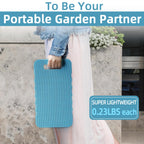 Altdorff Garden Kneeling Pad 3pcs, Extra Wider 8.66“, Kneeling Mat Waterproof with Bright Color Tone, Knee Pads for Gardening, Yoga, House Clean, Repair Work