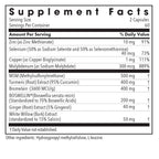 Allergy Research Group InflaMed - Connective Tissue & Joint Support Supplement - Synergistic Herbal & Enzyme Complex - Includes MSM, Turmeric, Boswellia & Bromelain - 60 Servings - 120 Capsules