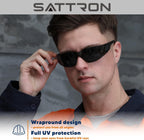 24 Pack of Tinted Safety Glasses (Protective Safety Sunglasses) Ploycarbonate Dark Smoke Lenses for UV Protection, Scratch & Impact Resistant, Perfect for Construction, Outdoor Work, Shooting and More