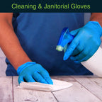 Blue Nitrile Disposable Gloves X Large, 200 Count - Latex Free Medical Gloves, Dental and Surgical Grade - Powder Free Rubber Gloves