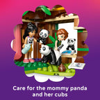 LEGO Friends Panda Sanctuary Animal Care Pretend Play Toy for Girls & Boys - Interactive Storytelling & Building Playset with Panda Toys for Kids, Ages 7+ - Gift Idea for Birthdays - 42648