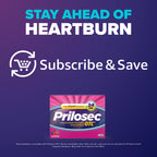 Prilosec OTC, Omeprazole Delayed Release 20mg, Acid Reducer, Treats Frequent Heartburn for 24 Hour Relief, All Day, All Night*, Heartburn Medicine, 20mg, Wildberry Flavor, 42 Tablets