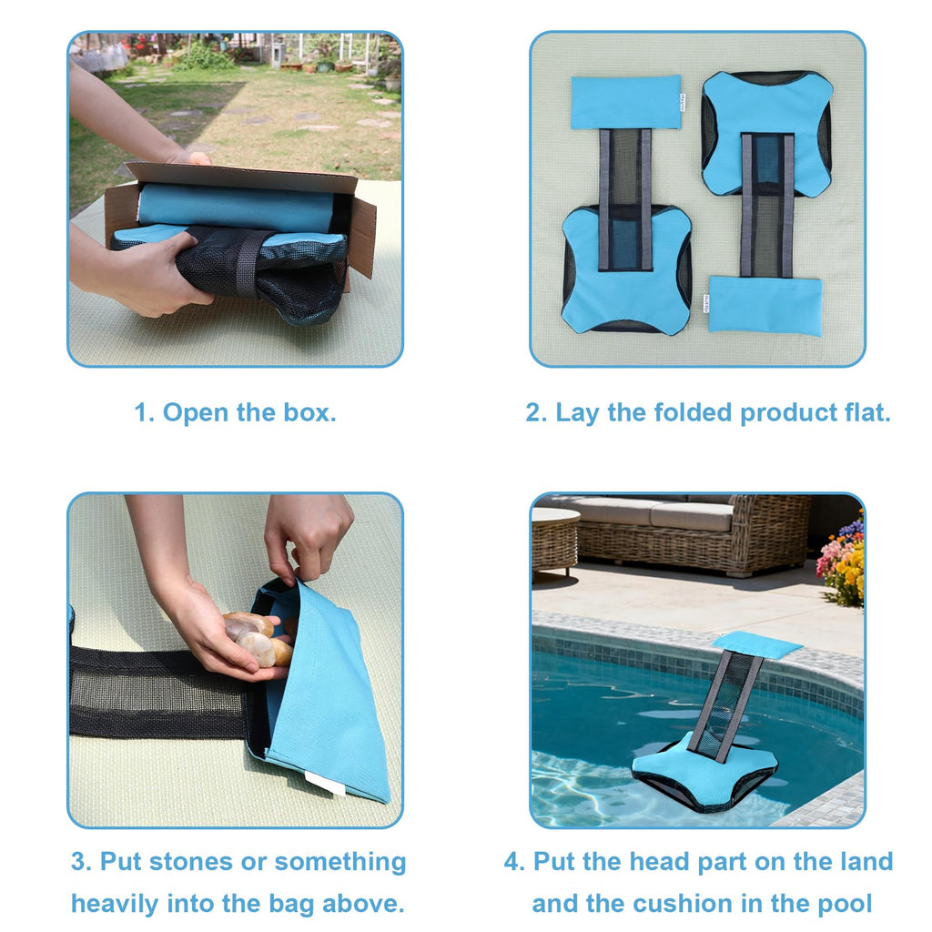 2Pcs Pool Frog Savers 900D Heavy Duty Animal Critter Escape Ramp for Swimming Pool Frog Ramp Ladder Floating Pad for Rescues Wildlife, Squirrel, Toads, Small Animal, Pool Maintenance Accessories