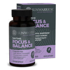 Ashwagandha, Rhodiola, Reishi & 5-HTP for Stress-Free Focus Active Focus & Balance Capsules Caffeine-Free Nootropic for Calm Energy & Mental Clarity, Mood & Immune Support 60 Vegan Capsules