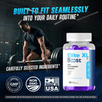Elite XL Boost Gummies - Official EliteXL Boost Advanced Premium Formula Support Maximum Strenght, All Natural Ingredients Vitamins for Overall Health & Wellness, 60 Gummies for 1 Month