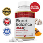 Justified Laboratories Blood Balance Max - 60 Capsules, Pack of 2 - Advanced Circulatory Support Formula with a Blend of Herbs & Vitamins - 60 Servings
