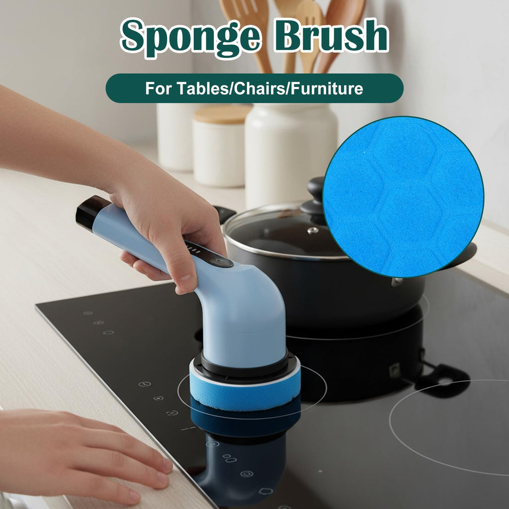 Ckhoid 12Pcs Brush Heads Set, Cordless Electric Spin Scrubber Replaceable Brush Heads, Cordless Buffing Bonnet Pad for Household Cleaning Brushes, Bathroom, Floor, Tile, Car