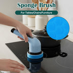 Ckhoid 12Pcs Brush Heads Set, Cordless Electric Spin Scrubber Replaceable Brush Heads, Cordless Buffing Bonnet Pad for Household Cleaning Brushes, Bathroom, Floor, Tile, Car