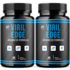 (2 Pack) Viril Edge Capsules, Official Viril Edge Pills for Men with All Natural Ingredients, Maximum Strength Supplement Premium Vitamins Supporting Optimal Wellness & Advanced Health (120 Capsules)