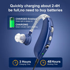 Rechargeable Hearing Aid for Seniors, LIGINN Hearing Amplifier Aids, Sound Amplifier Device with Noise Cancelling,Digital Ear for Hearing Loss Tinnitus,Invisible Ear with Volume Control