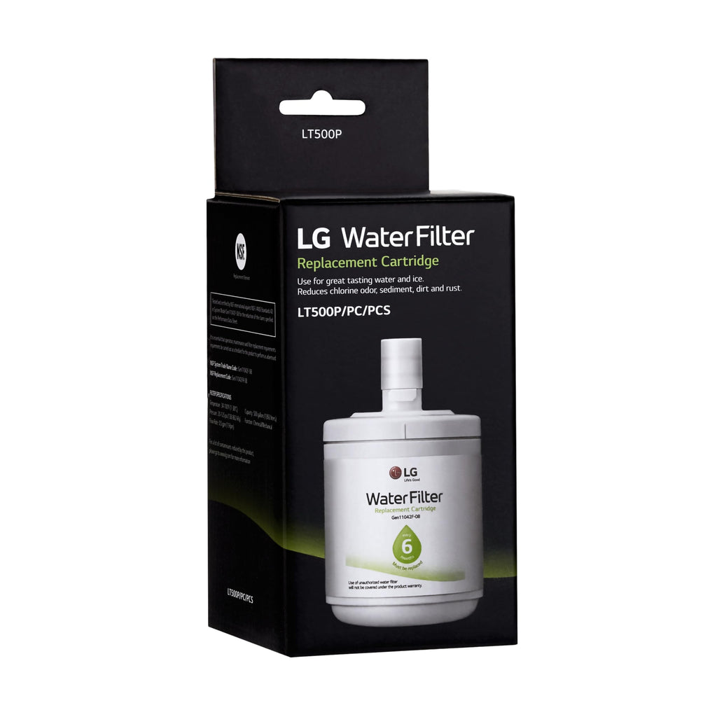 LG LT500P - 6 Month / 500 Gallon Capacity Replacement Refrigerator Water Filter (NSF42 ADQ72910911 , White