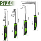 JXWENBYX Weed Puller Tool, 4 Pack Stainless Steel Weed Remover Tool, Portable Weeding Tools Gardening, Crack Weeder Tool, Uprooting Weeding Tool for Backyard Farm Planting