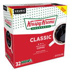 Krispy Kreme Classic, Single-Serve Keurig K-Cup Pods, Medium Roast Coffee, 32 Count