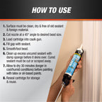 DAP Alex Flex Premium Molding & Trim Siliconized Sealant, White, 10.1 Oz (7079818542)