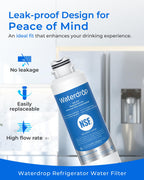 Waterdrop DA29-00020B Refrigerator Water Filter, Replacement for Samsung® HAF-CIN/EXP, DA29-00020A/B, DA29-00020B-1, RF263BEAESR, RF28HMEDBSR, RF263TEAESG, RF4287HARS, 3 Filters