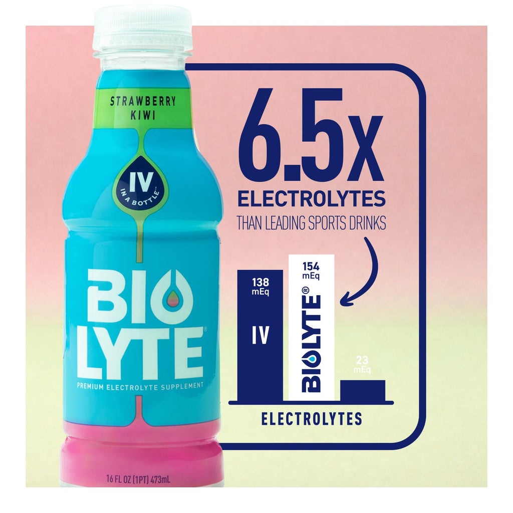 Strawberry Kiwi Hydration Drink - 12 Pack by BIOLYTE