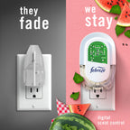 Febreze Plug In Air Freshener, Odor-Fighting Scented Oil Refill, Air Fresheners for Home and Bathroom and Kitchen, Long Lasting for Strong Odors, Sweet Watermelon Vine Scent, 0.87oz Refill, 3 Count
