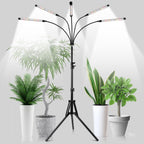 Garpsen Grow Lights for Indoor Plants, 5 Heads Grow Light with Tripod Stand
