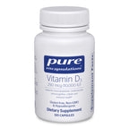 Pure Encapsulations Vitamin D3 250 mcg (10,000 IU) - Supplement to Support Bone, Joint, Breast, Heart, Colon & Immune Health - with Premium Vitamin D - 120 Capsules