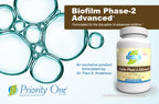 Priority One Vitamins Biofilm Phase-2 Advanced 60 Vegetarian Capsules Exclusively formulated by: Dr. Paul S. Anderson - Disruption of Advanced biofilms*