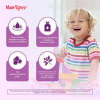 MaryRuth Organics Toddler Elderberry Syrup, USDA Organic Elderberry, Sugar Free Kids Immune Support Supplement for Ages 1-3 Years, Clean Label Project Verified®, Vegan, Non-GMO, Gluten Free, 1 Fl Oz
