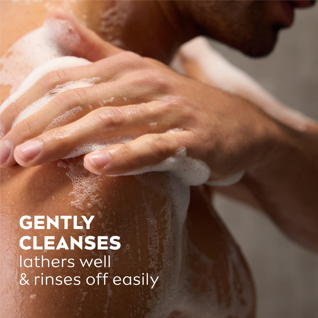 NIVEA MEN Relax Body Wash, Lavender and Sandalwood Scent, 3-in-1 Men's Body Wash, Face and Hair, Paraben Free, Vegan Formula, pH-Skin Friendly, 16.9 Fl Oz Bottle, Pack of 3