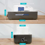 Aquastrong Automatic Condensate Pump for Hvac, 115V/230V Condensation Pump with Safety Switch, Ac Condensate for dehumidifier, Air Conditioner, Ice Maker, 3.3' Power Cord, Grey