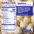 Premier Protein Powder Plus Fiber, Vanilla, 25g Protein, 7g Fiber to Support Gut Health, No Added Sugar (17 Servings)