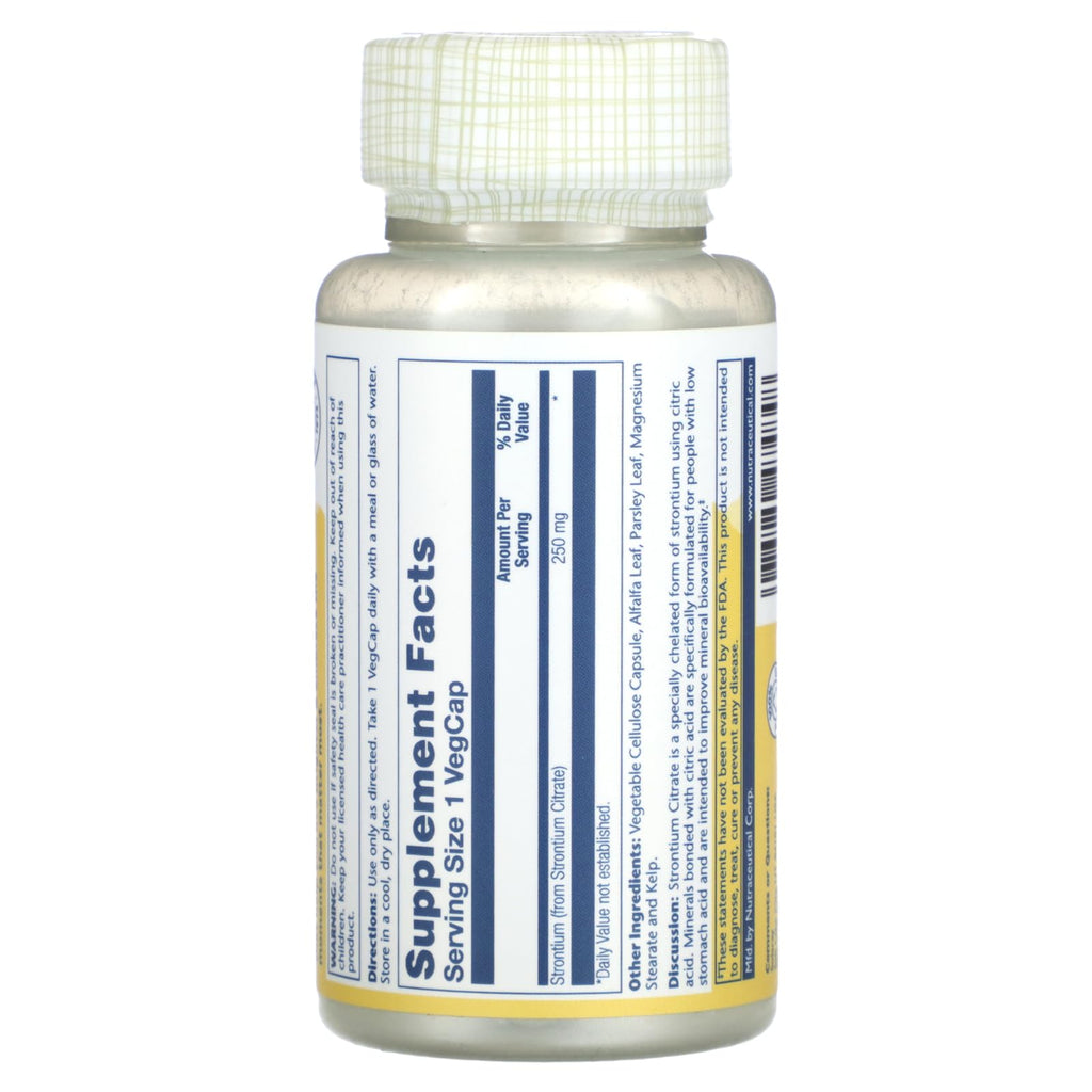 Solaray Strontium Citrate 60 cap (2 Pack)