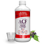Buried Treasure ACF Extra Strength Liquid Immune Support – 1000mg Vitamin C, Elderberry, Zinc, Echinacea – Adult Herbal Supplement – Four-Day Use – 16 fl oz with Dose Cup