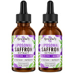 Resciency Liposomal Saffron Supplements Drops 88.5mg – High Bioavailability Liquid Saffron Extract for Mood Support, Energy, Focus & Vision with Ashwagandha, Magnesium, Zinc, B12 & D3, 4 fl oz
