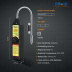 Elitech Freon Leak Detector Halogen Refrigerant Gas Leak Detector HVAC Tester AC Sniffer R22 R410A R134A 1234YF, WJL-6000S