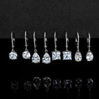 MDFUN Dangle Earrings for Women Teardrop,Round,Oval & Square