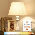 TJOY 24 Pack A19 LED Light Bulbs Warm White 3000K, 60 Watt Equivalent, Efficient 9W, E26 Standard Base, Non Dimmable Energy Saving Warm Light Lamp Bulb, 800LM, 120V, for Home, Bedroom, Living Room