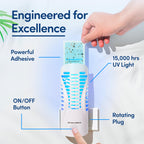 Shieldeck - Flying Insect Trap - Indoor Fly Trap, Mosquito Trap & Mosquito Trap - Fruit Fly Trap & Bug Catcher - UV Light Traps for