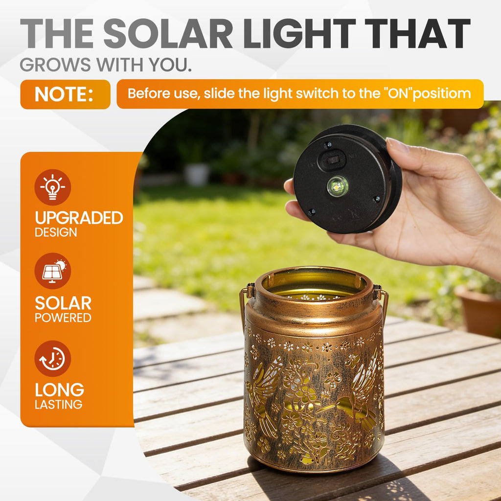 4-Pack Replacement Solar Light Parts, Waterproof Solar Light Replacement Top with LED Bulbs for Solar Lanterns (Top Size 3.23inches, Bottom Size 2.83 inches)