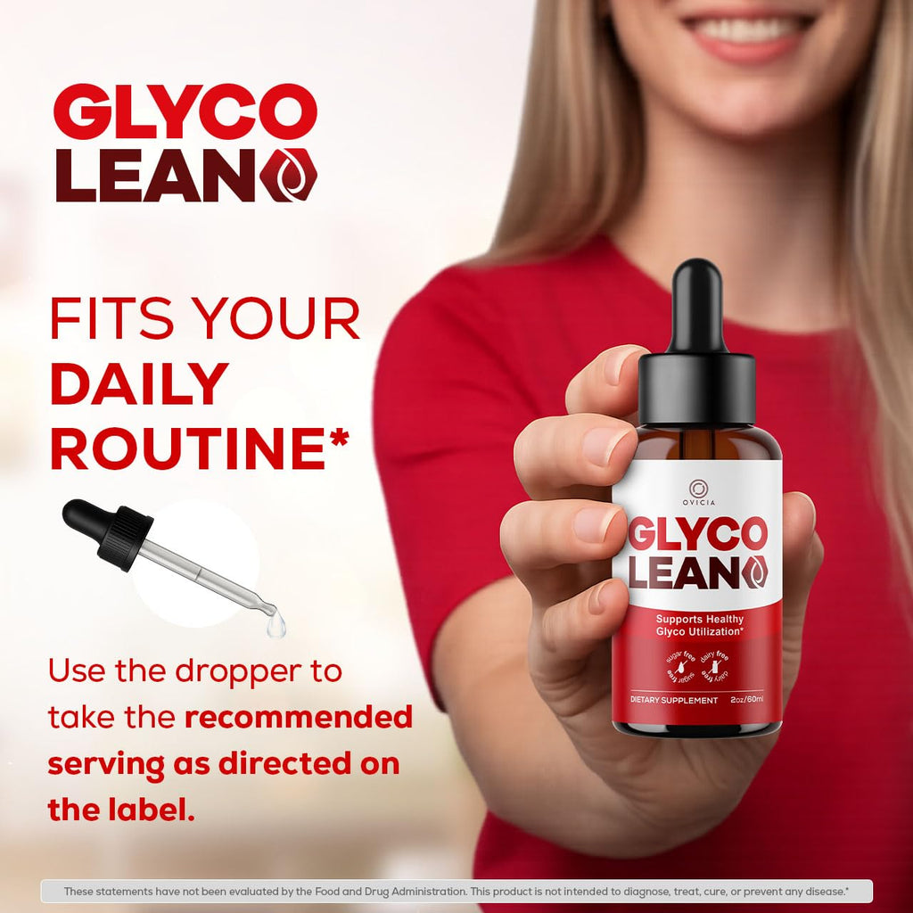 (5 Pack) Glyco Lean Drops – GlycoLean Drops All Natural Ingredients Liquid Advanced Formula Premium Vitamin, Daily GlycoLeanDrops Support for Health and Wellness Reviews, 5 Bottles for 5 Months