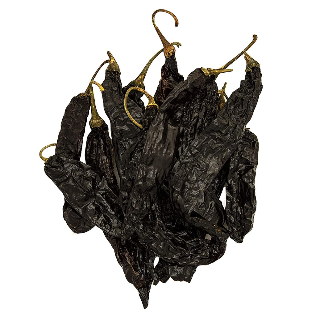 Dried Chiles Peppers 4 Pack Bundle - Chile Guajillo Stemless, Ancho, Pasilla and Arbol by 1400s Spices