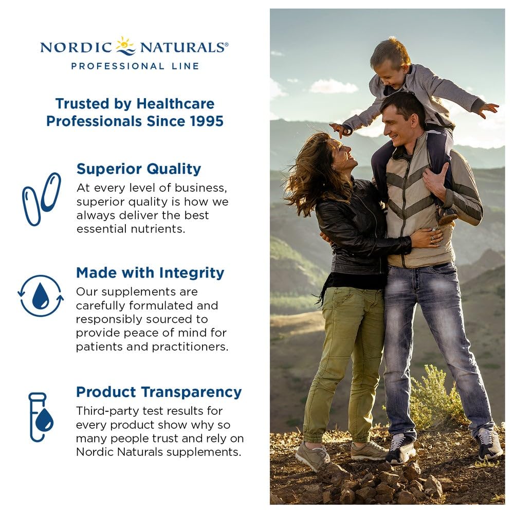 Nordic Naturals ProOmega 2000-D, Lemon Flavor - 120 Soft Gels - 2150 mg Omega-3 + 1000 IU D3 - Ultra High-Potency Fish Oil - EPA & DHA - Brain, Heart, & Immune Health - Non-GMO - 60 Servings