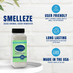 SMELLEZE Natural Dead Animal Odor Removal Powder - 2 lb. Bottle