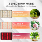 Plant Grow Light indoor,264 LEDs Full Spectrum Plant Light with Adjustable Tripod Stand with Remote Control and Auto On/Off Timer Function,Grow Lamp for Indoor Plants Greenhouse Veg Bloom Hydroponic